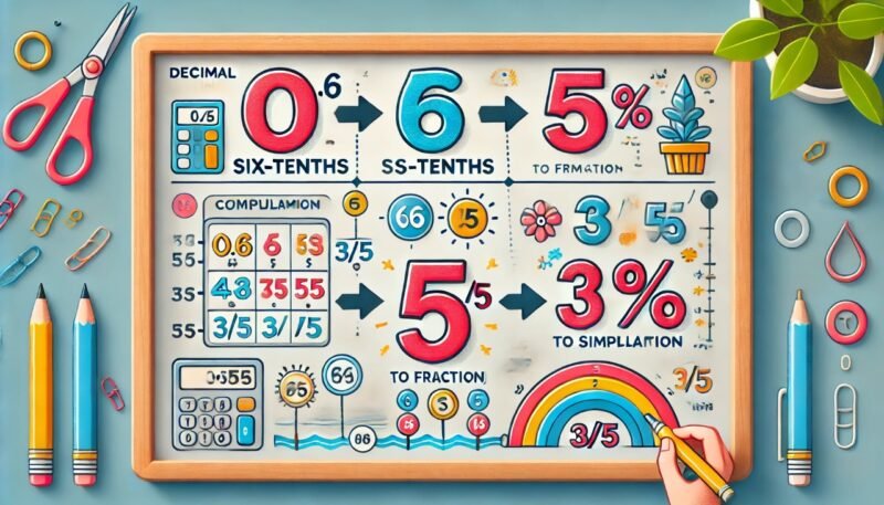0.6 as a Fraction: An Easy Guide to Conversion - Copper Chips
