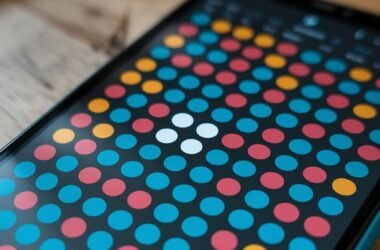 White Dot On Mobile Screen