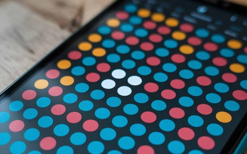 White Dot on Mobile Screen