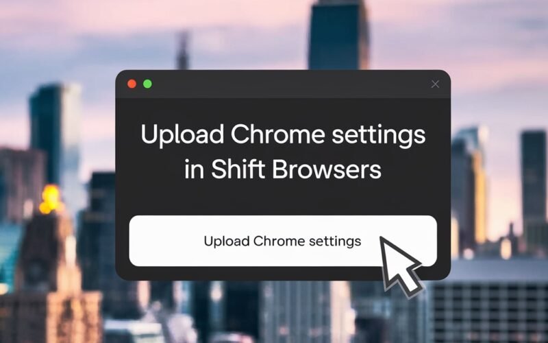 Can I Upload Chrome Settings in Shift Browsers