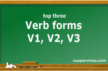 V1 V2 V3 Verbs