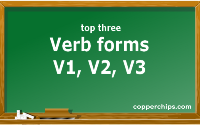 v1 v2 v3 verbs