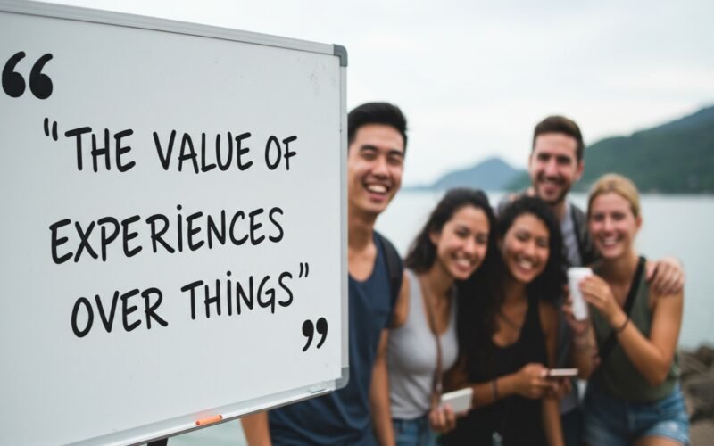 The Value of Experiences Over Things