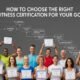 The Right Fitness Certification