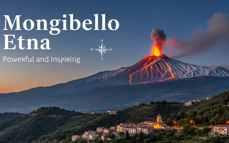 scenic volcanic slopes of mongibello etna at sunrise