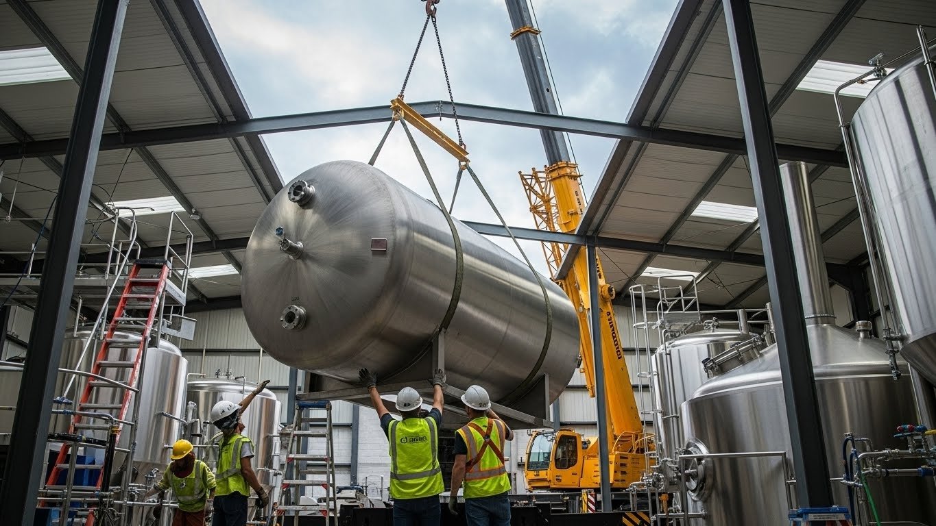 Custom Brewery Tank Project Walkthrough