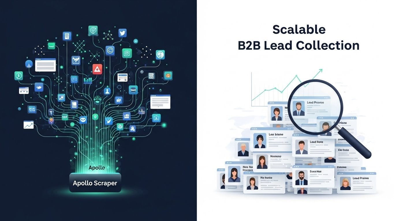 How Apollo Scraper Supports Scalable B2B Lead Collection?