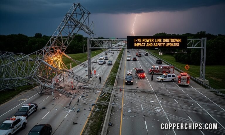 I-75 Power Line Shutdown