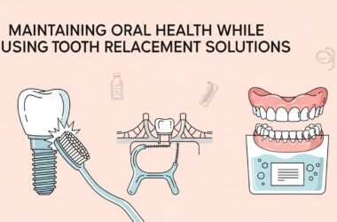 Maintaining Oral Health While Using Tooth Replacement Solutions