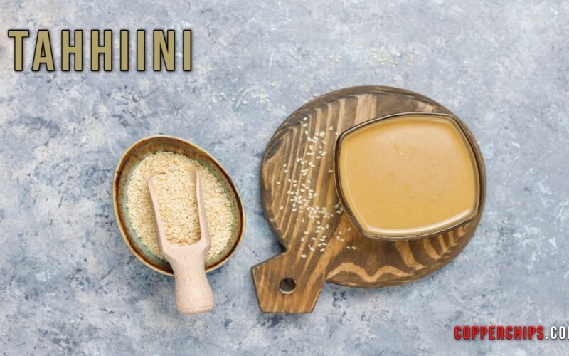 Tahhiini being whisked into a soup for a creamy texture