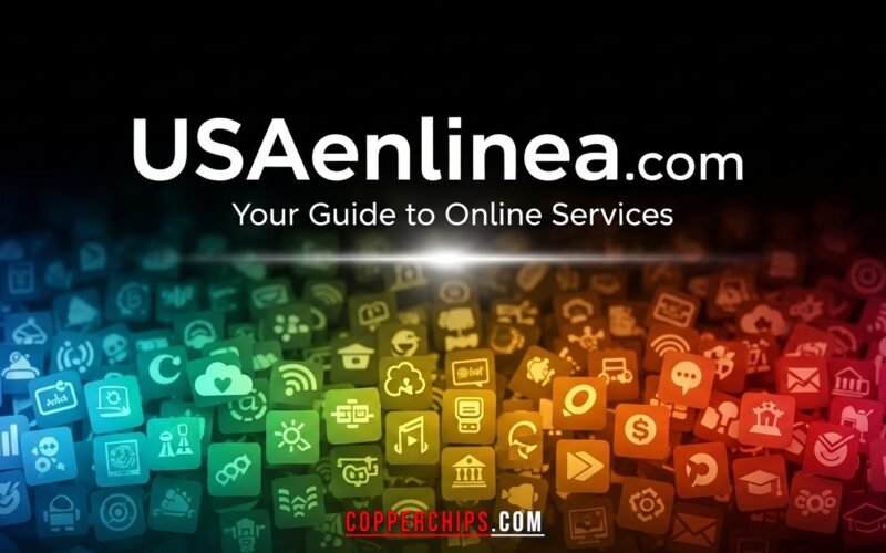 User browsing online services on usaenlinea .com