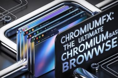 ChromiumFX browser interface showing speed, security features, and developer tools for enhanced web browsing experience