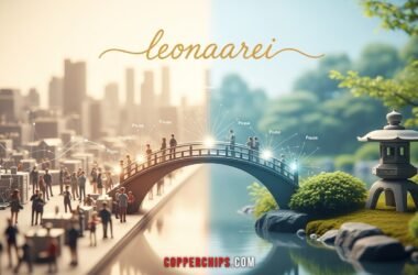 A calm workspace with a person taking a mindful pause, symbolizing the principles of leonaarei for focus and balance.