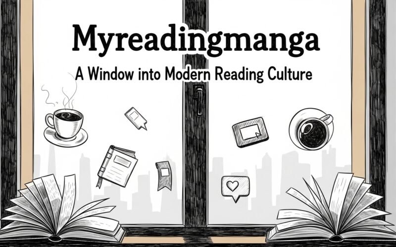 Myreadignmnaga digital platform showing manga chapters, community comments, and mobile-friendly reading interface