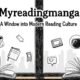 Myreadignmnaga digital platform showing manga chapters, community comments, and mobile-friendly reading interface