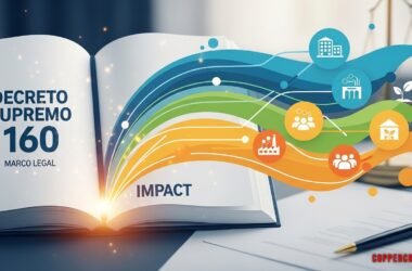 A gavel and legal documents representing the regulatory framework of Decreto Supremo 160 and compliance guidelines.