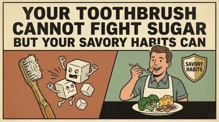 Your Toothbrush Cannot Fight Sugar But Your Savory Habits Can