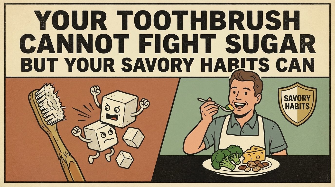 Your Toothbrush Cannot Fight Sugar But Your Savory Habits Can