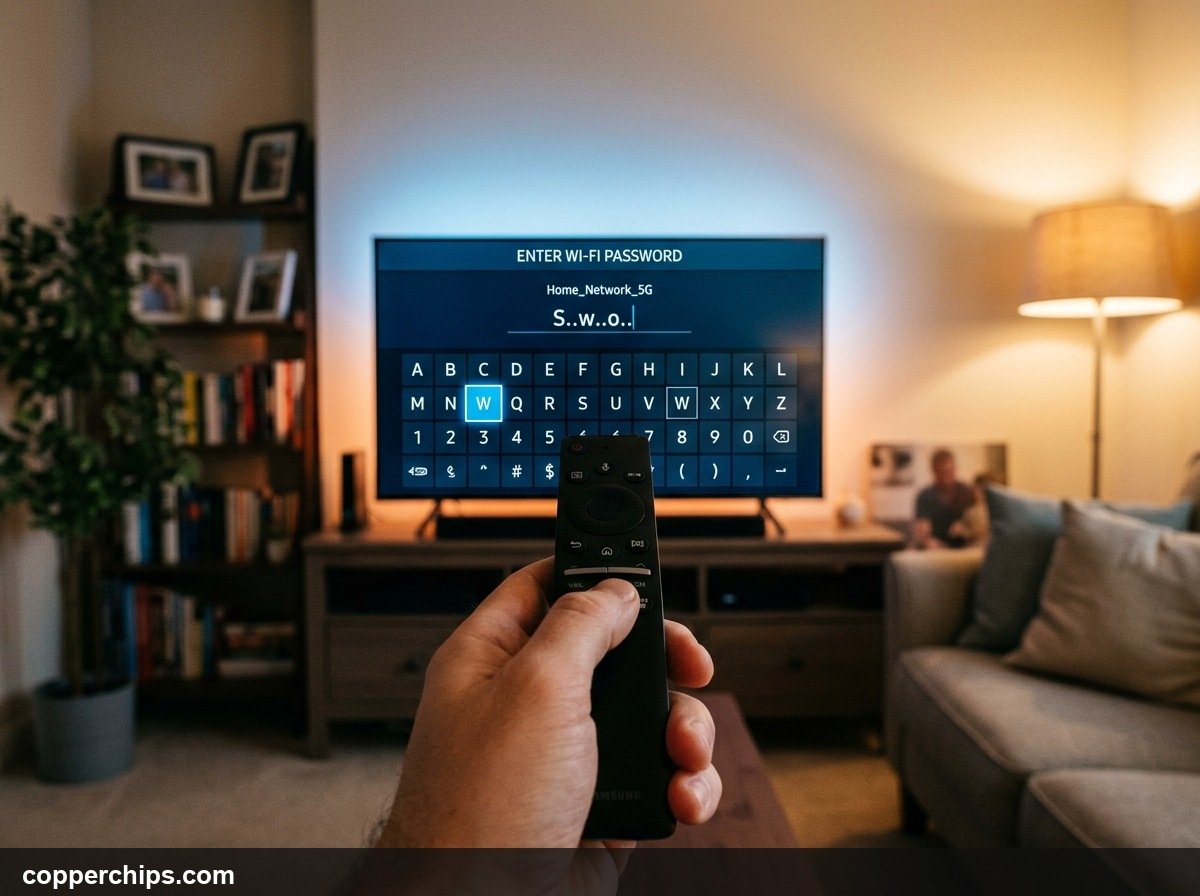 Comparison chart between Wi-Fi and wired Ethernet connection for Smart TV